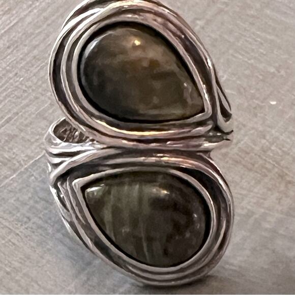 PZ Israel 925 Sterling Silver Ring Size 5.5 - Picture 4 of 14